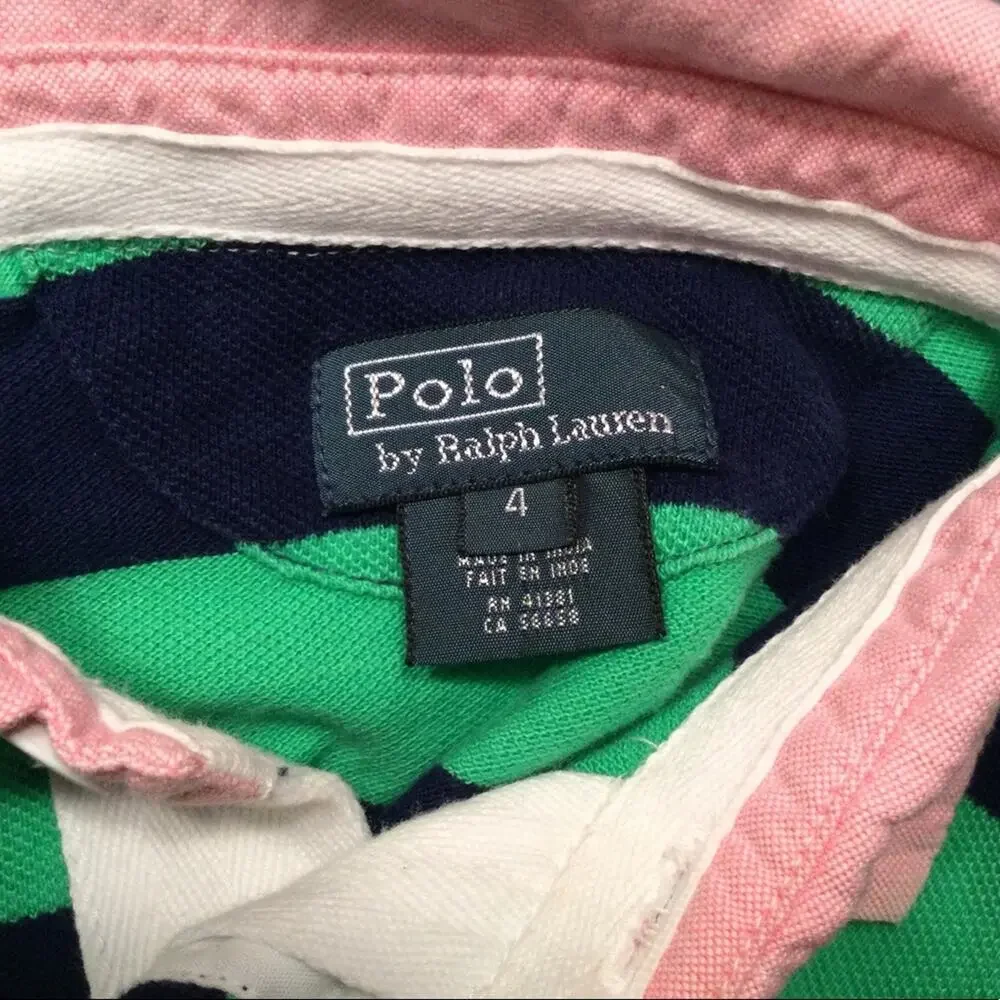 Polo by Ralph Lauren boys preppy pink collar polo 4